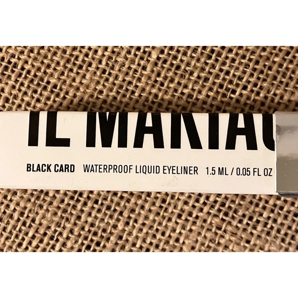 IL MAKIAGE Black Card Waterproof Matte Liquid Eyeliner Black NIB